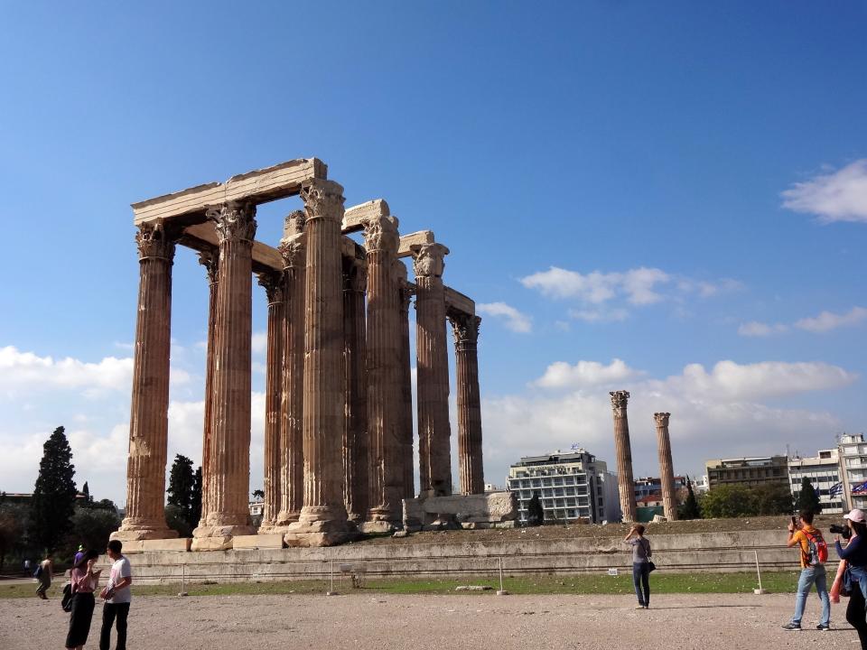 【原创】《欧洲游》__雅典宙斯神殿与第一届现代奥运会会场