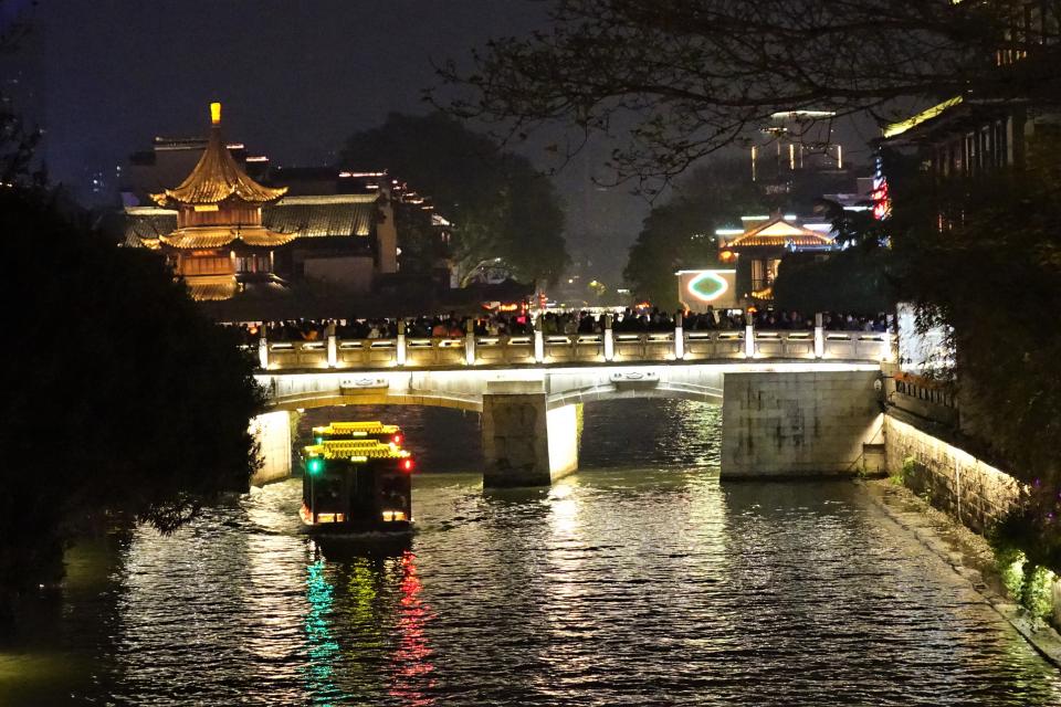 原创南京自驾行之夜游秦淮河