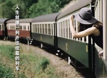 人生就像一列开往坟墓的列车……