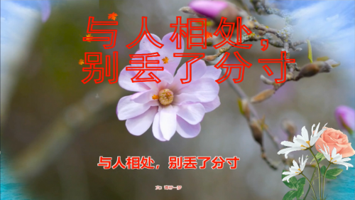 与人相处，别丢了分寸