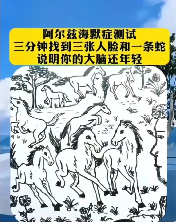 痴呆测试图中8个字图片