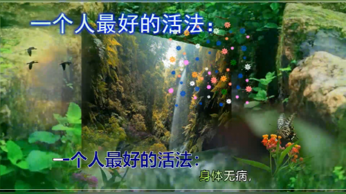 一个人最好的活法：身体无病，心里无事，有人陪伴