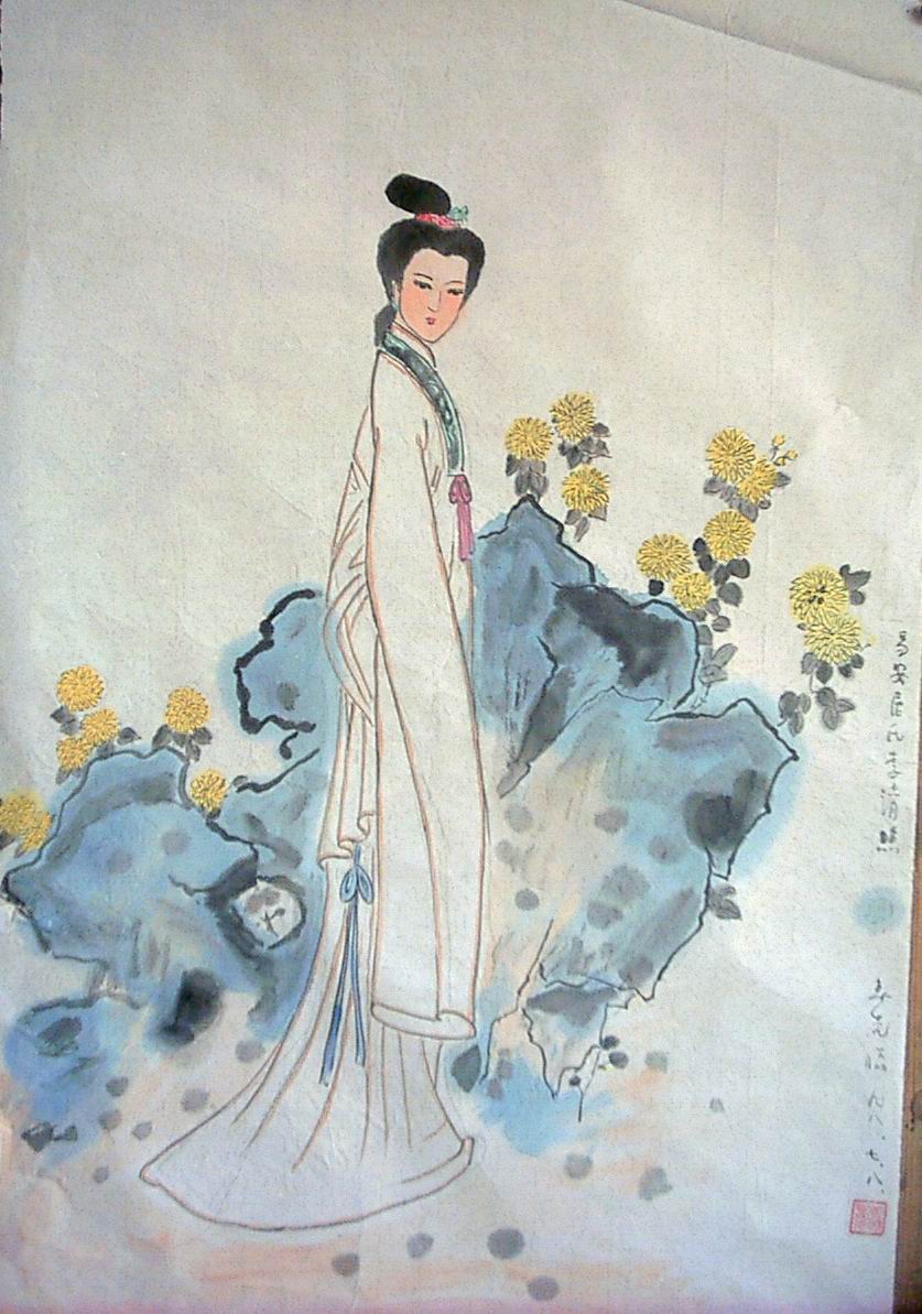 【原创】临摹顾炳鑫人物画-几位古代女名人